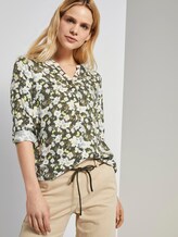 Bluse mit Blumenmuster - Frauen - small khaki floral design Bluse mit Blumenmuster - Frauen - small khaki floral design - 5 - TOM TAILOR