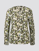 Bluse mit Blumenmuster - Frauen - small khaki floral design Bluse mit Blumenmuster - Frauen - small khaki floral design - 7 - TOM TAILOR