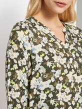 Bluse mit Blumenmuster - Frauen - small khaki floral design Bluse mit Blumenmuster - Frauen - small khaki floral design - 9 - TOM TAILOR