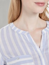 Striped blouse with pockets - Women - blue white vertical stripes Striped blouse with pockets - Women - blue white vertical stripes - 9 - TOM TAILOR