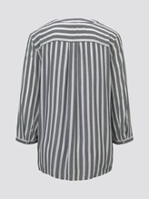 Gestreifte Bluse mit Taschen - Frauen - offwhite navy vertical stripe Gestreifte Bluse mit Taschen - Frauen - offwhite navy vertical stripe - 8 - TOM TAILOR