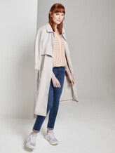 Gestreifte Bluse mit Taschen - Frauen - beige offwhite vertical stripe Gestreifte Bluse mit Taschen - Frauen - beige offwhite vertical stripe - 3 - TOM TAILOR