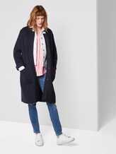 Gestreifte Bluse mit Taschen - Frauen - peach offwhite vertical stripe Gestreifte Bluse mit Taschen - Frauen - peach offwhite vertical stripe - 3 - TOM TAILOR