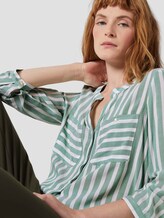 Gestreifte Bluse mit Taschen - Frauen - green offwhite vertical stripe Gestreifte Bluse mit Taschen - Frauen - green offwhite vertical stripe - 9 - TOM TAILOR