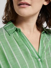 Gestreifte Bluse mit Kragen - Frauen - green stripe vertical Gestreifte Bluse mit Kragen - Frauen - green stripe vertical - 9 - TOM TAILOR