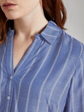 Gestreifte Bluse mit Kragen - Frauen - dark blue stripe vertical Gestreifte Bluse mit Kragen - Frauen - dark blue stripe vertical - 10 - TOM TAILOR