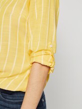 Gestreifte Bluse mit Kragen - Frauen - yellow stripe vertical Gestreifte Bluse mit Kragen - Frauen - yellow stripe vertical - 10 - TOM TAILOR