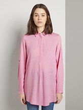Lange blouse - Vrouwen - pink white thin stripe Lange blouse - Vrouwen - pink white thin stripe - 1 - TOM TAILOR