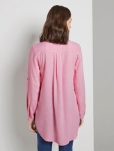 Lange blouse - Vrouwen - pink white thin stripe Lange blouse - Vrouwen - pink white thin stripe - 2 - TOM TAILOR