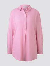 Lange blouse - Vrouwen - pink white thin stripe Lange blouse - Vrouwen - pink white thin stripe - 7 - TOM TAILOR