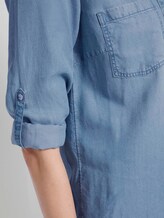 Lyocell Blouse - Vrouwen - Blue Denim Lyocell Blouse - Vrouwen - Blue Denim - 10 - TOM TAILOR