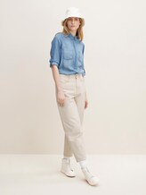 Lyocell Blouse - Vrouwen - Blue Denim Lyocell Blouse - Vrouwen - Blue Denim - 3 - TOM TAILOR