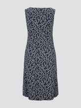 Gemustertes Kleid mit V-Ausschnitt - Frauen - navy flowery design Gemustertes Kleid mit V-Ausschnitt - Frauen - navy flowery design - 8 - TOM TAILOR
