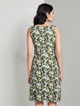 Gemustertes Kleid mit V-Ausschnitt - Frauen - small khaki floral design Gemustertes Kleid mit V-Ausschnitt - Frauen - small khaki floral design - 2 - TOM TAILOR