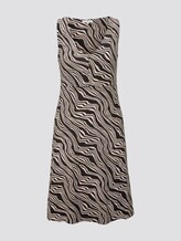 Gemustertes Kleid mit V-Ausschnitt - Frauen - black wavy design Gemustertes Kleid mit V-Ausschnitt - Frauen - black wavy design - 7 - TOM TAILOR