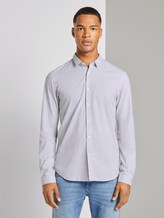 Mélange shirt - Men - Morning Grey Mélange shirt - Men - Morning Grey - 1 - TOM TAILOR Denim