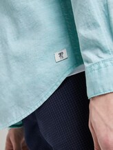 Mélange shirt - Men - spearmint green Mélange shirt - Men - spearmint green - 10 - TOM TAILOR Denim