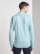 Mélange shirt - Men - spearmint green Mélange shirt - Men - spearmint green - 2 - TOM TAILOR Denim