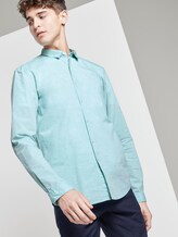 Mélange shirt - Men - spearmint green Mélange shirt - Men - spearmint green - 5 - TOM TAILOR Denim