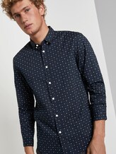 Gemustertes Hemd - Männer - navy minimal aop Gemustertes Hemd - Männer - navy minimal aop - 5 - TOM TAILOR Denim