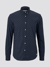 Gemustertes Hemd - Männer - navy minimal aop Gemustertes Hemd - Männer - navy minimal aop - 7 - TOM TAILOR Denim