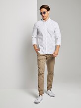 Gemustertes Hemd - Männer - white minimal aop Gemustertes Hemd - Männer - white minimal aop - 3 - TOM TAILOR Denim