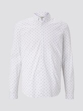 Gemustertes Hemd - Männer - white minimal aop Gemustertes Hemd - Männer - white minimal aop - 7 - TOM TAILOR Denim
