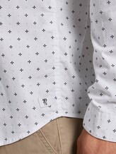 Gemustertes Hemd - Männer - white minimal aop Gemustertes Hemd - Männer - white minimal aop - 9 - TOM TAILOR Denim