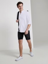 Strukturiertes Hemd mit Stehkragen - Männer - White Strukturiertes Hemd mit Stehkragen - Männer - White - 3 - TOM TAILOR Denim