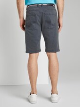 Josh Regular Slim Jeans Shorts met Riem - Mannen - Sky Captain Blue Josh Regular Slim Jeans Shorts met Riem - Mannen - Sky Captain Blue - 2 - TOM TAILOR