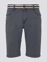 Josh Regular Slim Jeans Shorts met Riem - Mannen - Sky Captain Blue Josh Regular Slim Jeans Shorts met Riem - Mannen - Sky Captain Blue - 7 - TOM TAILOR