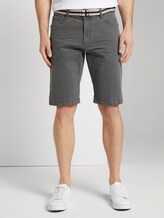 Josh Regular Slim Jeans-Shorts mit Gürtel - Männer - Tarmac Grey Josh Regular Slim Jeans-Shorts mit Gürtel - Männer - Tarmac Grey - 1 - TOM TAILOR