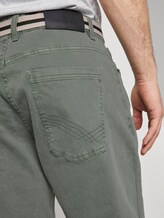 Josh Regular Slim Jeans Shorts met Riem - Mannen - Pale Bark Green Josh Regular Slim Jeans Shorts met Riem - Mannen - Pale Bark Green - 10 - TOM TAILOR