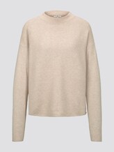 Gebreide trui met textuur - Vrouwen - desert sand melange Gebreide trui met textuur - Vrouwen - desert sand melange - 7 - TOM TAILOR