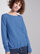 Pullover mit Strukturmuster - Frauen - sicilian blue Pullover mit Strukturmuster - Frauen - sicilian blue - 5 - TOM TAILOR