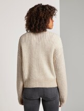Cardigan in Ripp-Optik - Frauen - desert sand melange Cardigan in Ripp-Optik - Frauen - desert sand melange - 2 - TOM TAILOR