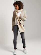 Cardigan in Ripp-Optik - Frauen - desert sand melange Cardigan in Ripp-Optik - Frauen - desert sand melange - 3 - TOM TAILOR