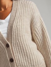 Cardigan in Ripp-Optik - Frauen - desert sand melange Cardigan in Ripp-Optik - Frauen - desert sand melange - 9 - TOM TAILOR