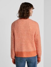 Vest in geribbelde look - Frauen - knockout orange melange Vest in geribbelde look - Frauen - knockout orange melange - 2 - TOM TAILOR