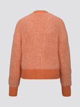 Vest in geribbelde look - Frauen - knockout orange melange Vest in geribbelde look - Frauen - knockout orange melange - 8 - TOM TAILOR