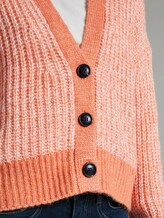 Vest in geribbelde look - Frauen - knockout orange melange Vest in geribbelde look - Frauen - knockout orange melange - 9 - TOM TAILOR