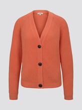Cardigan aus Strick - Frauen - Fusion Coral Cardigan aus Strick - Frauen - Fusion Coral - 7 - TOM TAILOR