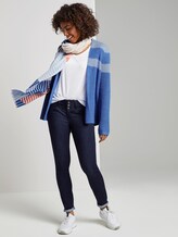 Cardigan in Ripp-Optik - Frauen - sicilian blue melange Cardigan in Ripp-Optik - Frauen - sicilian blue melange - 3 - TOM TAILOR