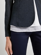strukturierter Blazer - Frauen - navy dotted fabric strukturierter Blazer - Frauen - navy dotted fabric - 10 - TOM TAILOR