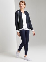 strukturierter Blazer - Frauen - navy dotted fabric strukturierter Blazer - Frauen - navy dotted fabric - 3 - TOM TAILOR