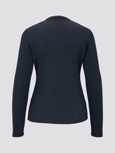 strukturierter Blazer - Frauen - navy dotted fabric strukturierter Blazer - Frauen - navy dotted fabric - 8 - TOM TAILOR