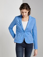 Sweat-Blazer mit Farbwaschung - Frauen - sea blue Sweat-Blazer mit Farbwaschung - Frauen - sea blue - 5 - TOM TAILOR