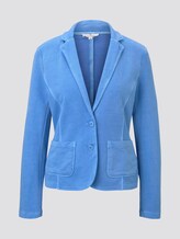 Sweat-Blazer mit Farbwaschung - Frauen - sea blue Sweat-Blazer mit Farbwaschung - Frauen - sea blue - 7 - TOM TAILOR
