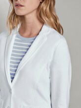 Sweat-Blazer mit Farbwaschung - Frauen - White Sweat-Blazer mit Farbwaschung - Frauen - White - 10 - TOM TAILOR
