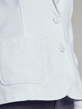 Sweat-Blazer mit Farbwaschung - Frauen - White Sweat-Blazer mit Farbwaschung - Frauen - White - 9 - TOM TAILOR